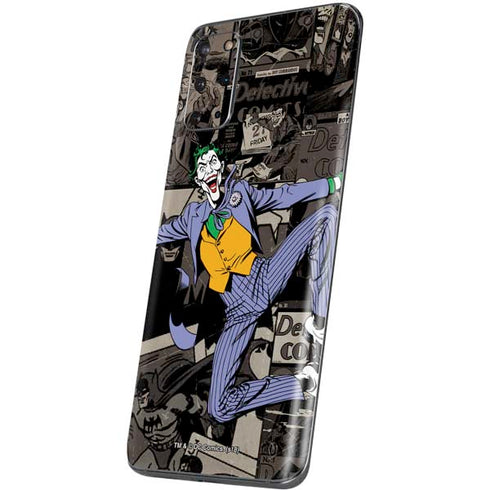 DC Comics The Joker Vintage Action pose pattern Galaxy S20 Plus Skin