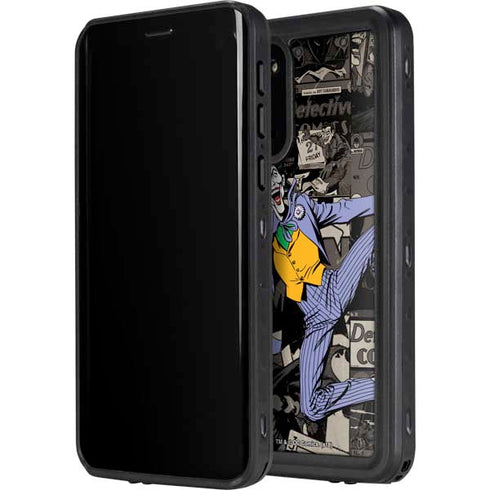 DC Comics The Joker Vintage Action pose pattern Galaxy S20 Plus Waterproof Case