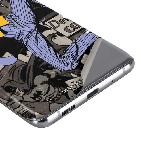 DC Comics The Joker Vintage Action pose pattern Galaxy S20 Skin