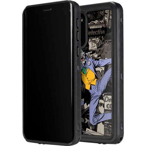 DC Comics The Joker Vintage Action pose pattern Galaxy S20 Waterproof Case