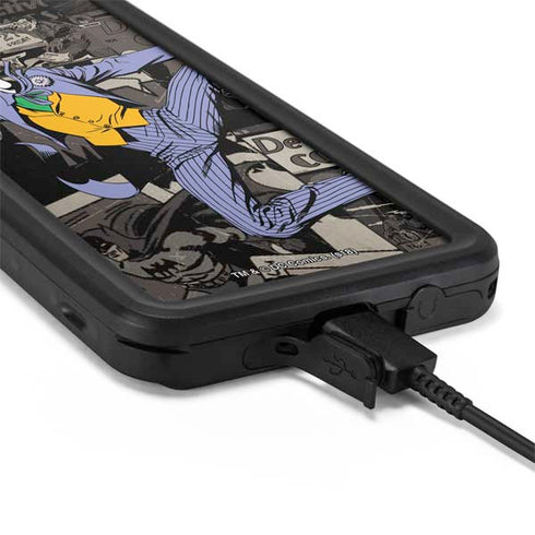 DC Comics The Joker Vintage Action pose pattern Galaxy S20 Waterproof Case