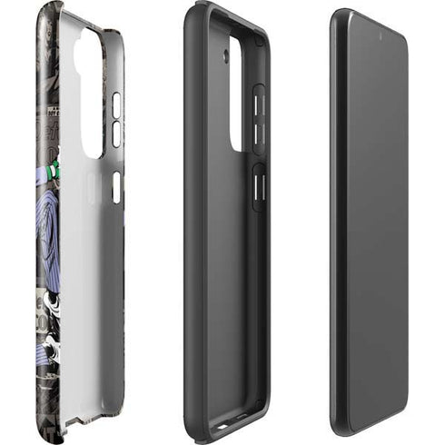 DC Comics The Joker Vintage Action pose pattern Galaxy S21 FE Pro Case