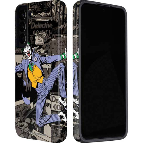 DC Comics The Joker Vintage Action pose pattern Galaxy S22 Plus Pro Case
