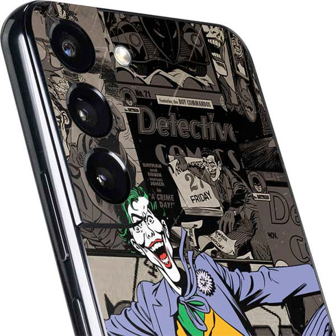DC Comics The Joker Vintage Action pose pattern Galaxy S22 Plus Skin