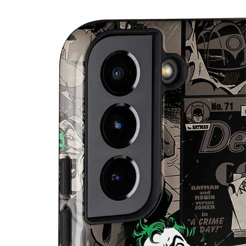 DC Comics The Joker Vintage Action pose pattern Galaxy S22 Pro Case
