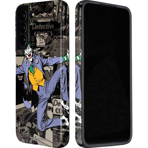 DC Comics The Joker Vintage Action pose pattern Galaxy S22 Pro Case
