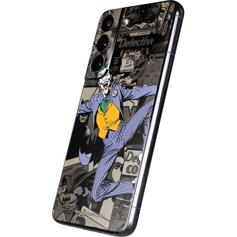 DC Comics The Joker Vintage Action pose pattern Galaxy S22 Skin
