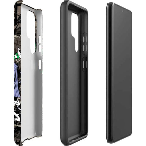 DC Comics The Joker Vintage Action pose pattern Galaxy S22 Ultra Pro Case