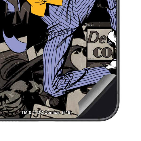 DC Comics The Joker Vintage Action pose pattern Galaxy S23 FE Skin