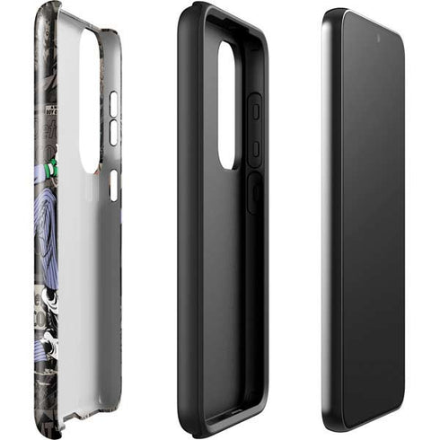 DC Comics The Joker Vintage Action pose pattern Galaxy S23 Plus Pro Case