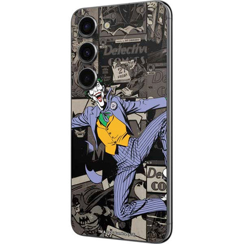 DC Comics The Joker Vintage Action pose pattern Galaxy S23 Skin