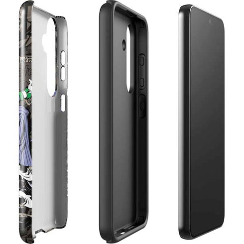 DC Comics The Joker Vintage Action pose pattern Galaxy S24 Impact Case