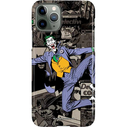 DC Comics The Joker Vintage Action pose pattern iPhone 11 Pro Lite Case