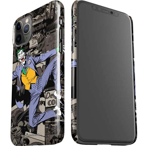 DC Comics The Joker Vintage Action pose pattern iPhone 11 Pro Lite Case