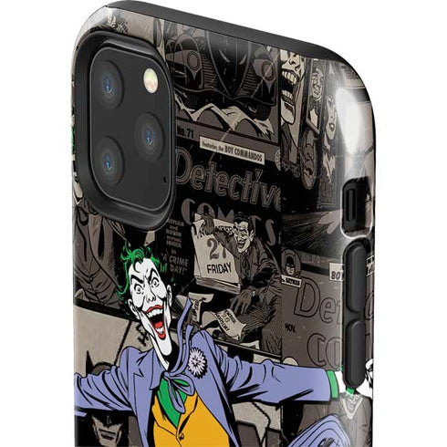 DC Comics The Joker Vintage Action pose pattern iPhone 11 Pro Max Impact Case
