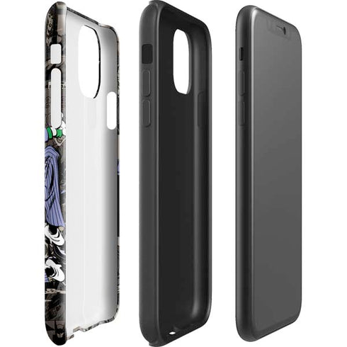 DC Comics The Joker Vintage Action pose pattern iPhone 11 Pro Max Impact Case