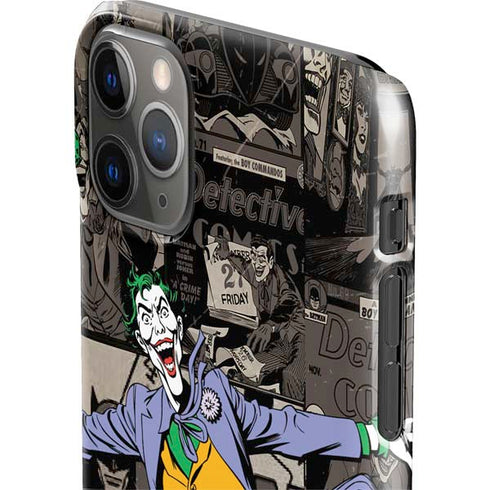 DC Comics The Joker Vintage Action pose pattern iPhone 11 Pro Max Lite Case