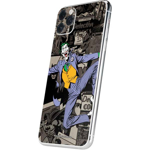 DC Comics The Joker Vintage Action pose pattern iPhone 11 Pro Max Skin