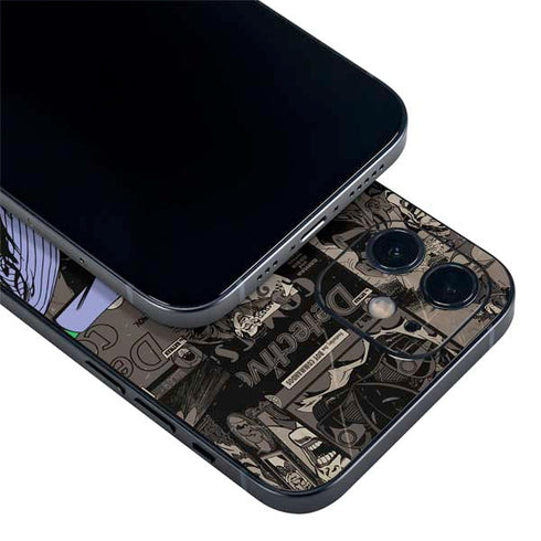 DC Comics The Joker Vintage Action pose pattern iPhone 12 Mini Skin