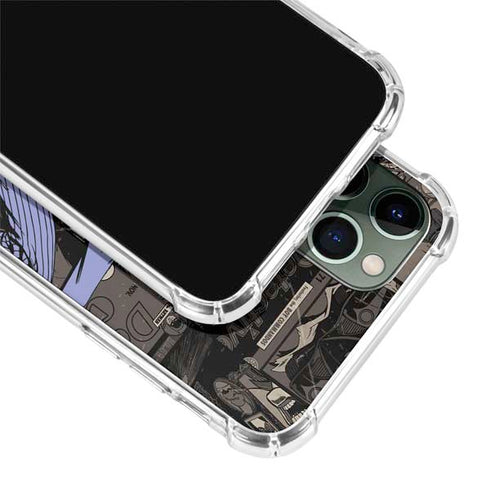 DC Comics The Joker Vintage Action pose pattern iPhone 12 Pro Clear Case