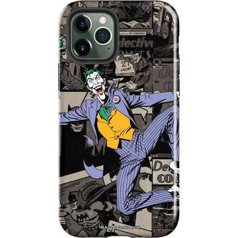 DC Comics The Joker Vintage Action pose pattern iPhone 12 Pro Max Impact Case