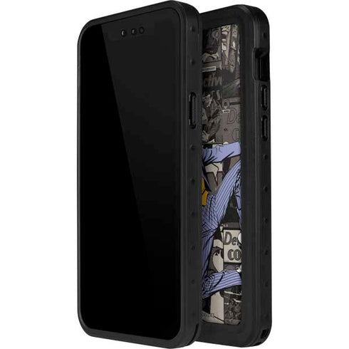 DC Comics The Joker Vintage Action pose pattern iPhone 12 Pro Waterproof Case
