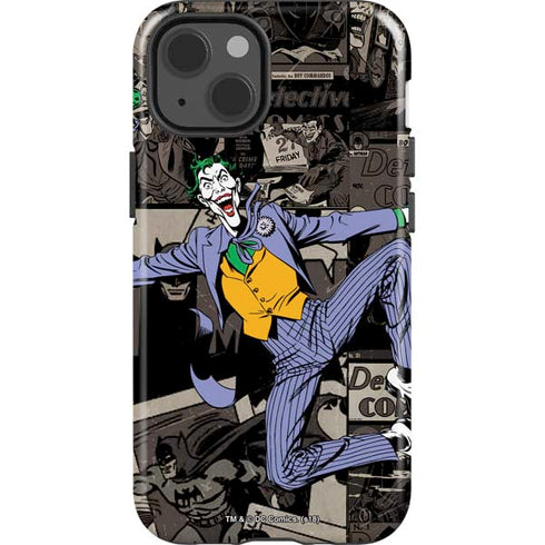 DC Comics The Joker Vintage Action pose pattern iPhone 13 Impact Case