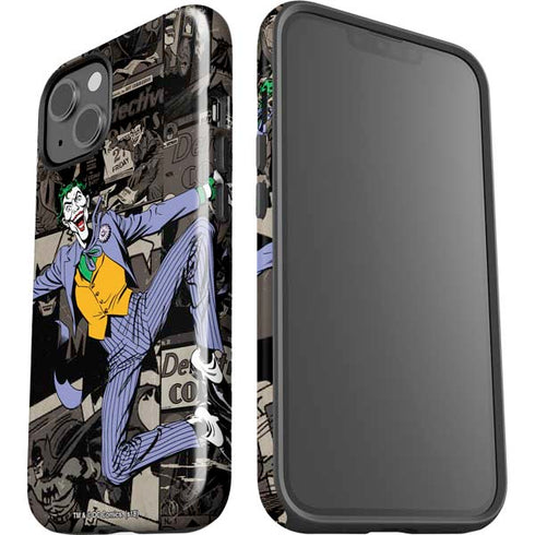 DC Comics The Joker Vintage Action pose pattern iPhone 13 Impact Case