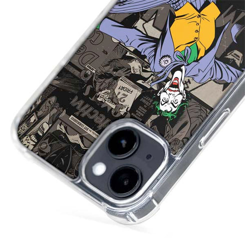 DC Comics The Joker Vintage Action pose pattern iPhone 13 MagSafe Case
