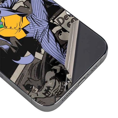DC Comics The Joker Vintage Action pose pattern iPhone 13 Pro Max Skin