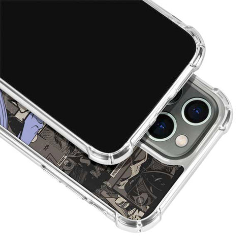 DC Comics The Joker Vintage Action pose pattern iPhone 15 Pro Clear Case