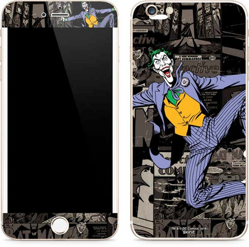 DC Comics The Joker Vintage Action pose pattern iPhone 6/6s Plus Skin