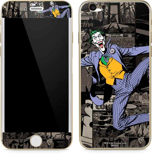 DC Comics The Joker Vintage Action pose pattern iPhone 6/6s Skin