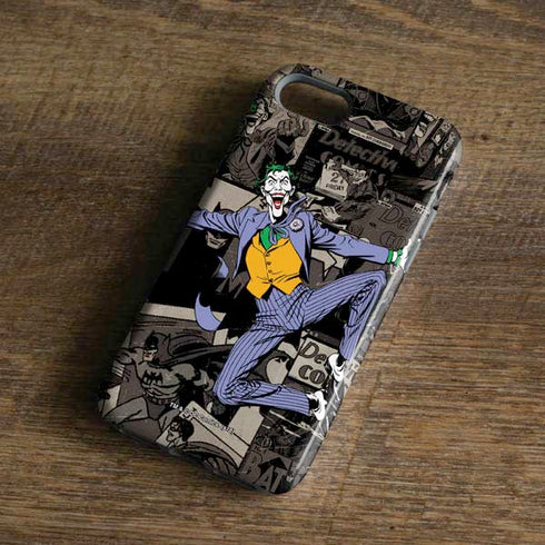 DC Comics The Joker Vintage Action pose pattern iPhone 7 Pro Case