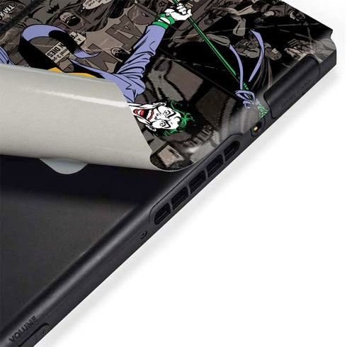 DC Comics The Joker Vintage Action pose pattern Nintendo Switch Bundle Skin