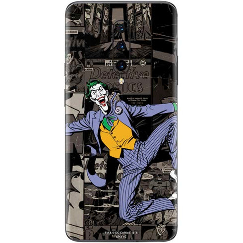 DC Comics The Joker Vintage Action pose pattern OnePlus 7 Pro Skin