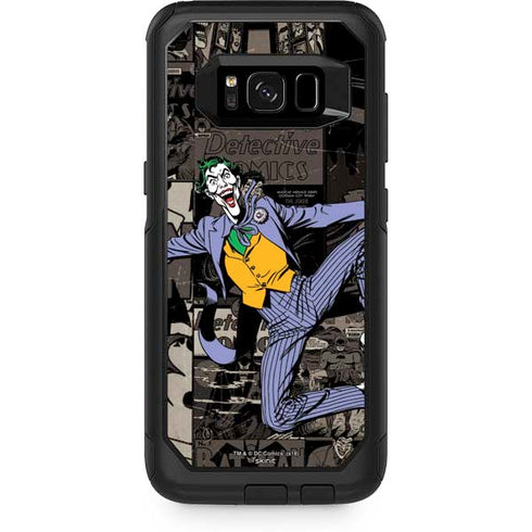 DC Comics The Joker Vintage Action pose pattern Otterbox Commuter Galaxy Skin