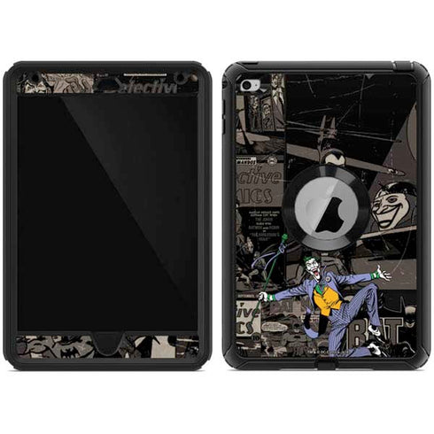 DC Comics The Joker Vintage Action pose pattern Otterbox Defender iPad Skin