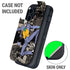 DC Comics The Joker Vintage Action pose pattern Otterbox Defender iPhone Skin
