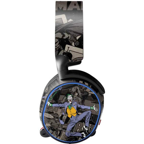 DC Comics The Joker Vintage Action pose pattern SteelSeries Arctis 5 Skin