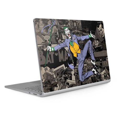 DC Comics The Joker Vintage Action pose pattern Surface Book 2 13.5in Skin