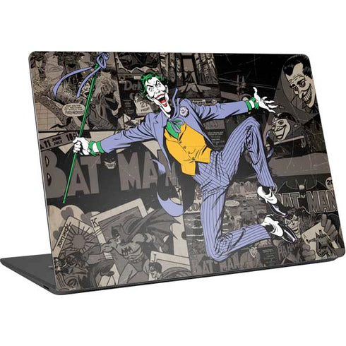 DC Comics The Joker Vintage Action pose pattern Surface Laptop 4 15in Skin