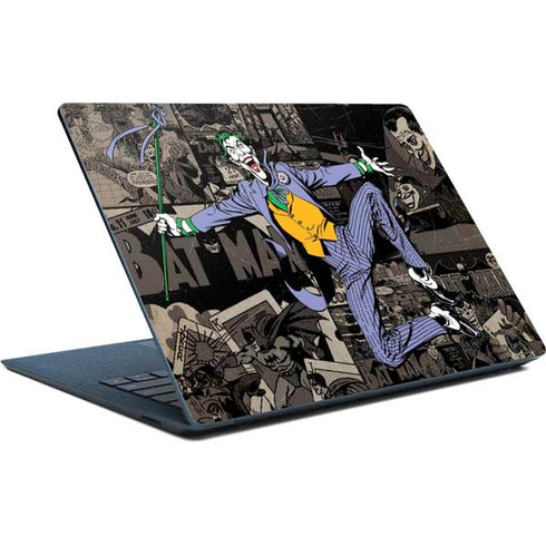 DC Comics The Joker Vintage Action pose pattern Surface Laptop Skin