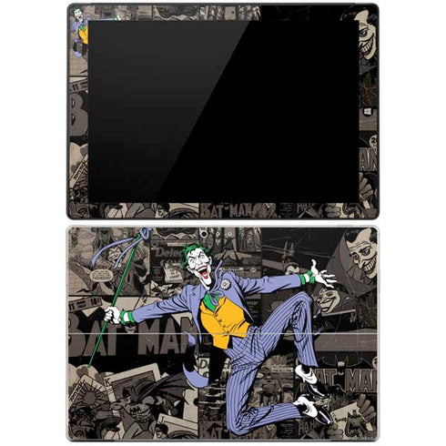 DC Comics The Joker Vintage Action pose pattern Surface Pro 3 Skin