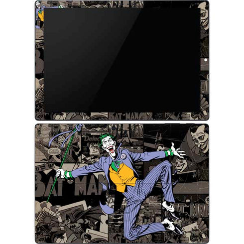DC Comics The Joker Vintage Action pose pattern Surface Pro 6 Skin