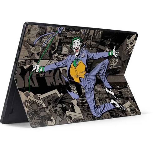 DC Comics The Joker Vintage Action pose pattern Surface Pro 7 Skin