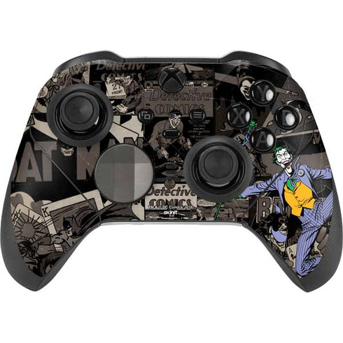 DC Comics The Joker Vintage Action pose pattern Xbox Elite Wireless Controller Series 2 Skin