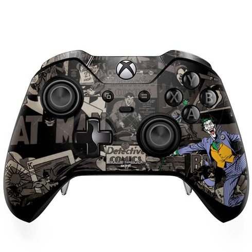 DC Comics The Joker Vintage Action pose pattern Xbox One Elite Controller Skin