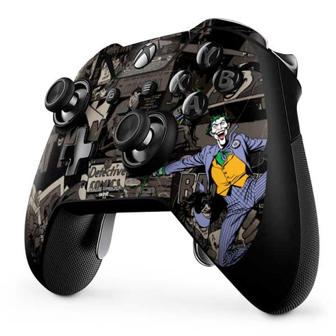 DC Comics The Joker Vintage Action pose pattern Xbox One Elite Controller Skin