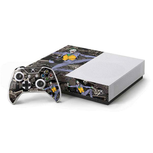 DC Comics The Joker Vintage Action pose pattern Xbox One Skins